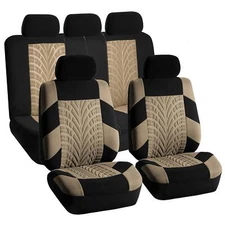 FH Group Travel Master Universal Fit Car Seat Covers for Truck SUV Van Full Set
