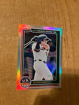 2022 Panini Stars & Stripes - Hayden Dunhurst - #8 Gold Holo Longevity /99