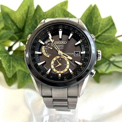 Seiko Astron GPS Solar SBXA003 GPS radio solar Titanium watch 