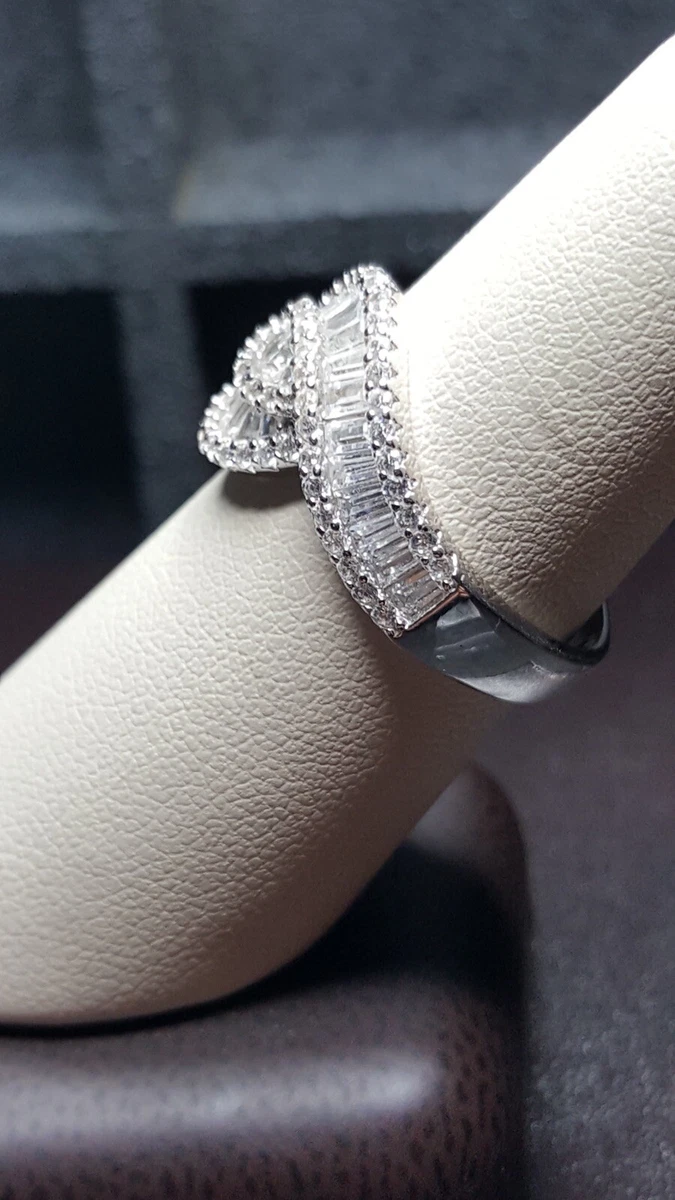 YGI Sterling Silver 925 Cz Ring Size 8 3.9g eBay