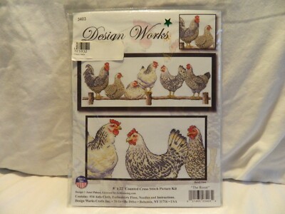 C-25 NEW DESIGN WORKS COUNTED CROSS-STITCH KIT  THE ROOST 