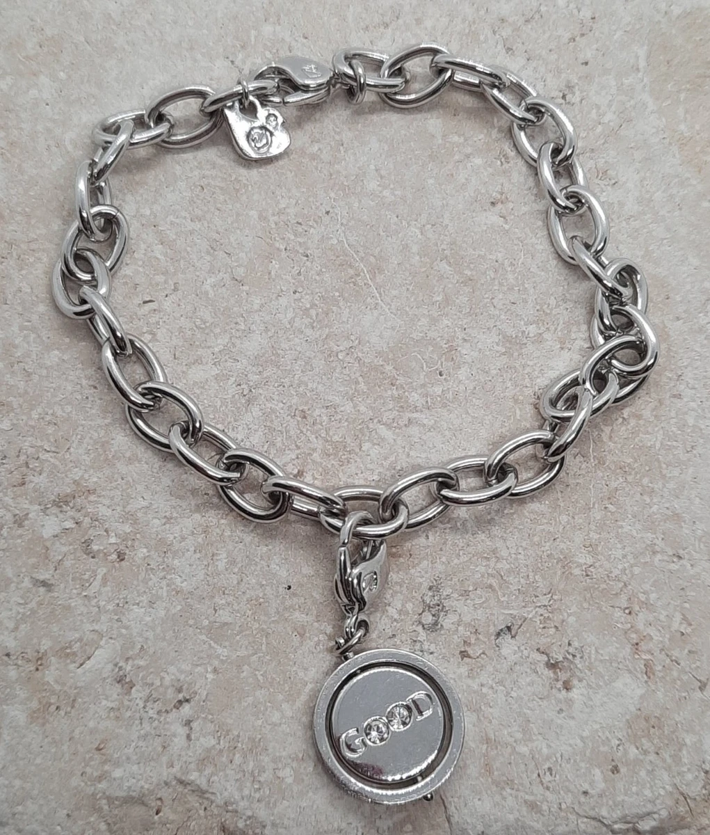 Swarovski Silver Chain Good Luck Charm Bracelet
