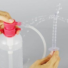 300ml/600ml Pump Action Douche Enema Bottle with Nozzle Vaginal Anal Cleaning
