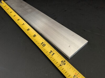 Barre Plate Aluminium 6061 T6511 - Dimensions 1,5" X 2" X 12" - Neuf Usiné États-Unis