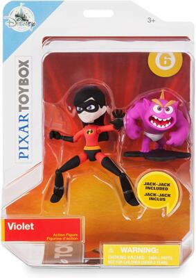 New Disney Store Pixar Toybox Incredibles 2 Violet Jack-Jack