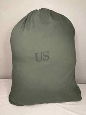 USGI Army BARRACKS LAUNDRY CLOTHING BAG OD 100% Cotton Military NO WRITING EXC