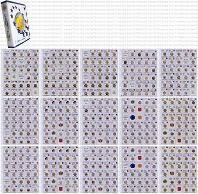 Favengo 3 Pezzi Album di Monete da Collezione Album per Monete 120 Tasche Raccoglitore per