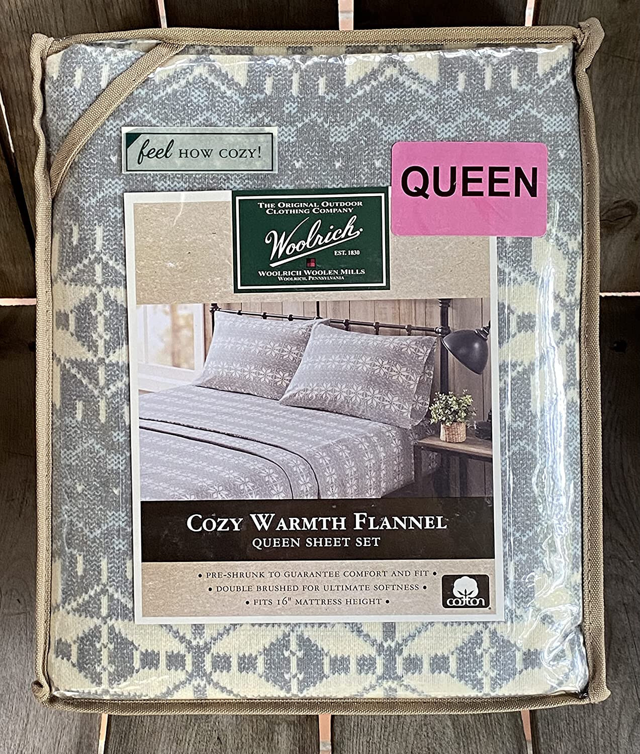 Woolrich QUEEN Size Cotton Flannel 