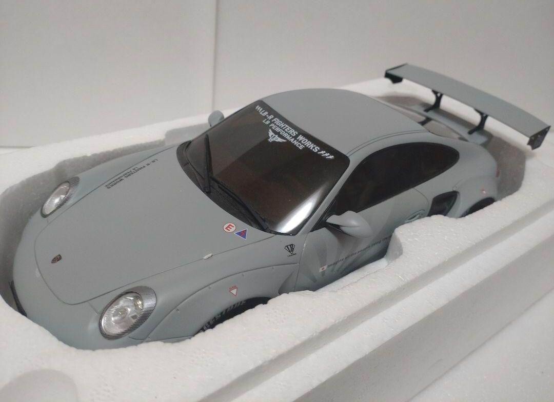 1/18 GT Spirit Porsche 911 997 LB Works Mat Gray w/ Box From Japan 