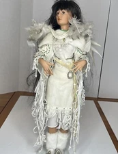 Paradise Galleries “Rain “Blossom“ Native American Doll with Box - 22” Tall READ