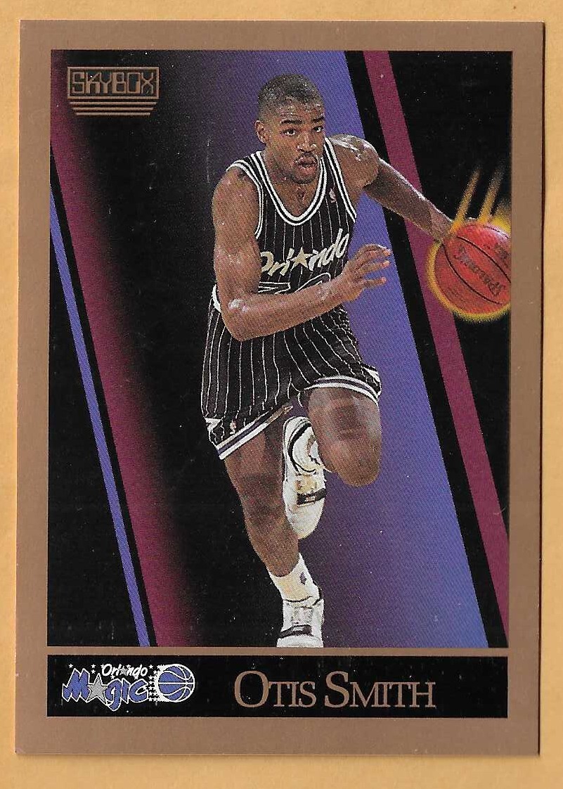 OTIS SMITH ORLANDO MAGIC #206 SKYBOX 1990-91