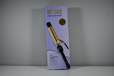 Hot Tools Pro Signature Series Gold 1-1/4'' Curling Iron Wand