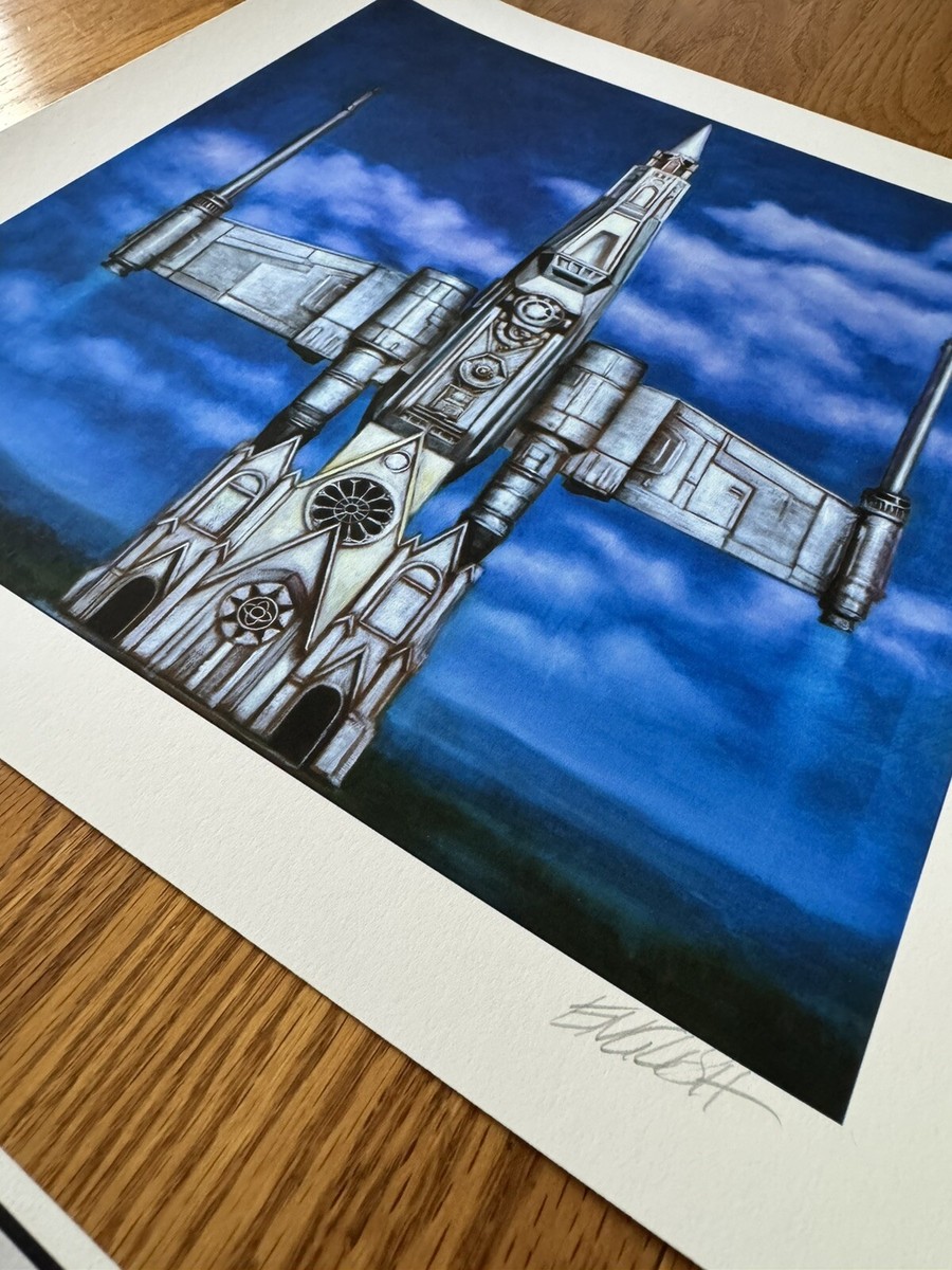 RON ENGLISH STAR WARS CHURCH Limited Edition Print # / 100 Signed