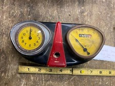 Vtg Waltham Waturbury Speedometer Clock Dash Assy Cleveland Motorcycle Gauge 20