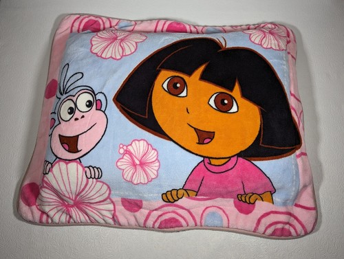 Vintage Dora The Explorer & Boots Pillow Plush Cover Nickelodeon - Picture 3 of 17