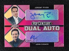 2021 Leaf Metal Pop Century Pink Rainbow 3/6 Jeremy Piven John Cusack Auto 0q0