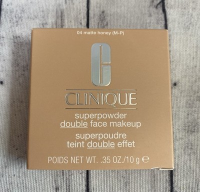 Clinique Superpowder Double Face Makeup 04 Matte Honey Full Size New in Box