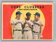 Dale Long / Ernie Banks / Walt Moryn #147 Prices | 1959 Topps