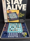 1971 Stay Alive Board Game Vintage Milton Bradley Missing 3 Marbles