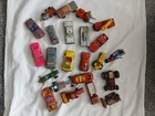 Retro 22 Metal Toy Cars Job Lot England Die-cast Zylmex Lesney Matchbox Superfas