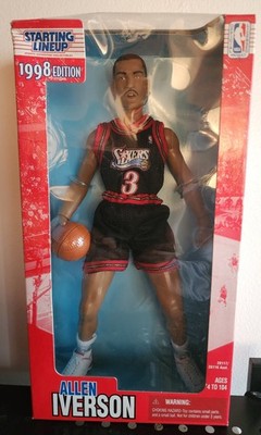 1998 Allen Iverson 76ers 12 Inch Fully Poseable NBA Starting