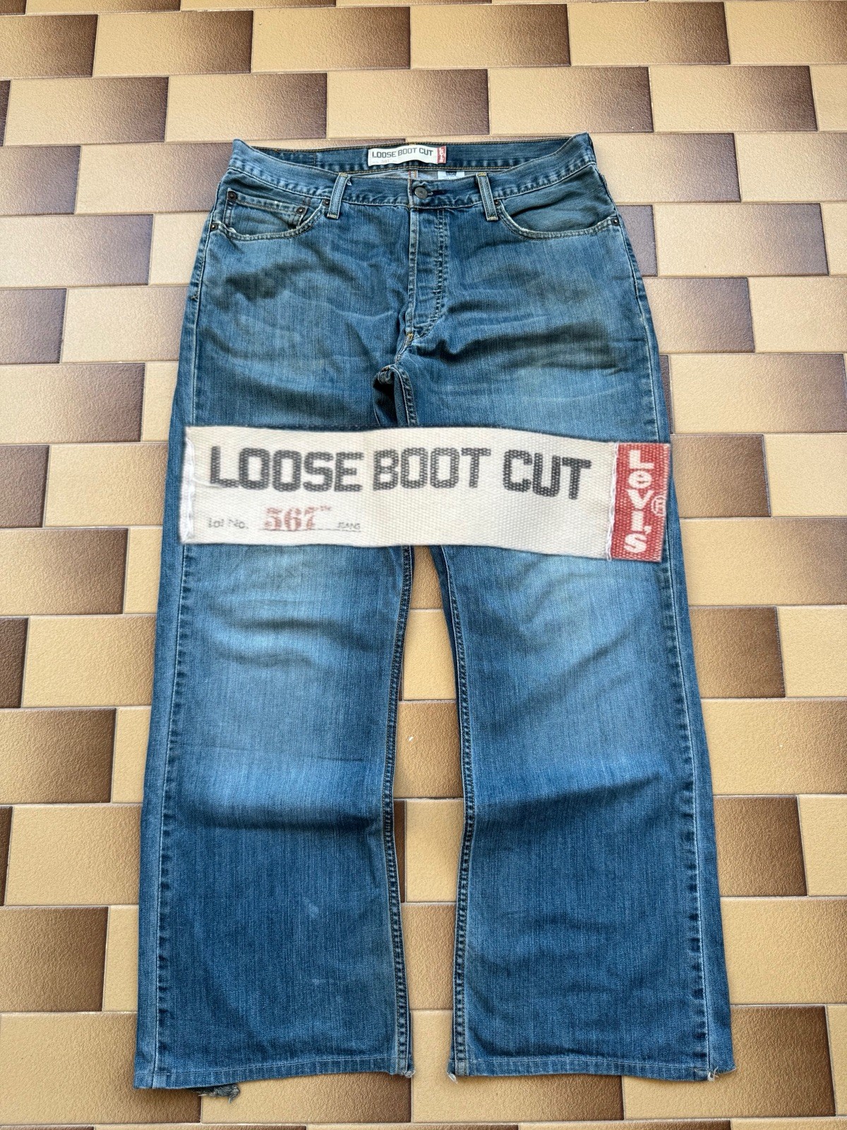 Vintage Levi’s 567 Loose Bootcut Made in Mexico W34