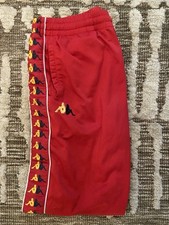 Kappa Tracksuit Pants - Red, Black, Yellow