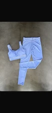 Alo Yoga Leggings and Top Set Blue