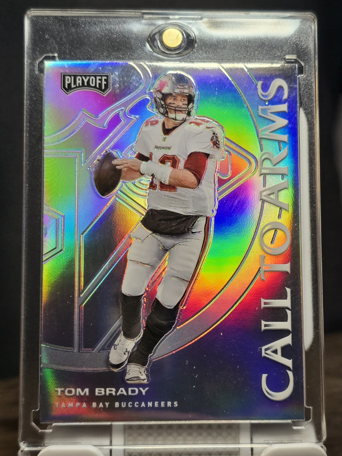 2020 Panini Playoff  Call to Arms  Tom Brady #CA-1  Silver Prizm