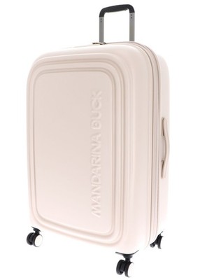 MANDARINA DUCK Logoduck + Trolley L Trolley White Mocha beige Neu