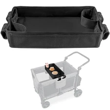 Stroller Snacks Tray for Wonderfold Wagon W4, Double Sided Bottom Padding - Stor