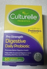 Culturelle Pro Strength Daily Probiotics Digestive Health 2 Month Exp 10/27