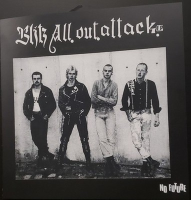 Blitz   All Out Attack 7'' .45 - COLORED Vinyl Single - SEALED NEW PUNK RECORD