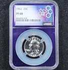 Proof Silver 1962 Washington 25 Cents Quarter | NGC PF68 - TraderBea