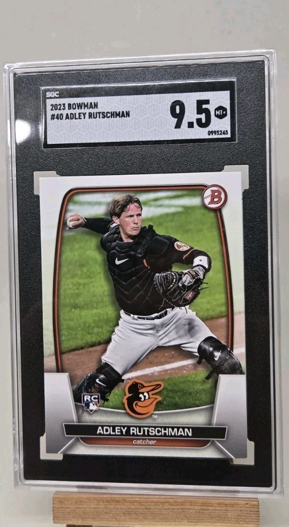 Adley Rutschman SGC 9.5 2023 Bowman #40 (RC)