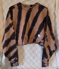 Lorna Jane Haze Sweatshirt Sz M Biscuit/Volcano Tiedye