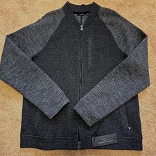 MARC ANTHONY BRAND MEN'S ZIP JACKET- L NEW NWT PEPPER STYLE MM71K400RN 
