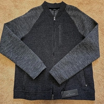 MARC ANTHONY BRAND MEN'S ZIP JACKET- L NEW NWT PEPPER STYLE MM71K400RN 