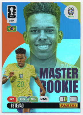 612. Estevao Rookie (Brazil) Panini Adrenalyn XL FIFA World Cup