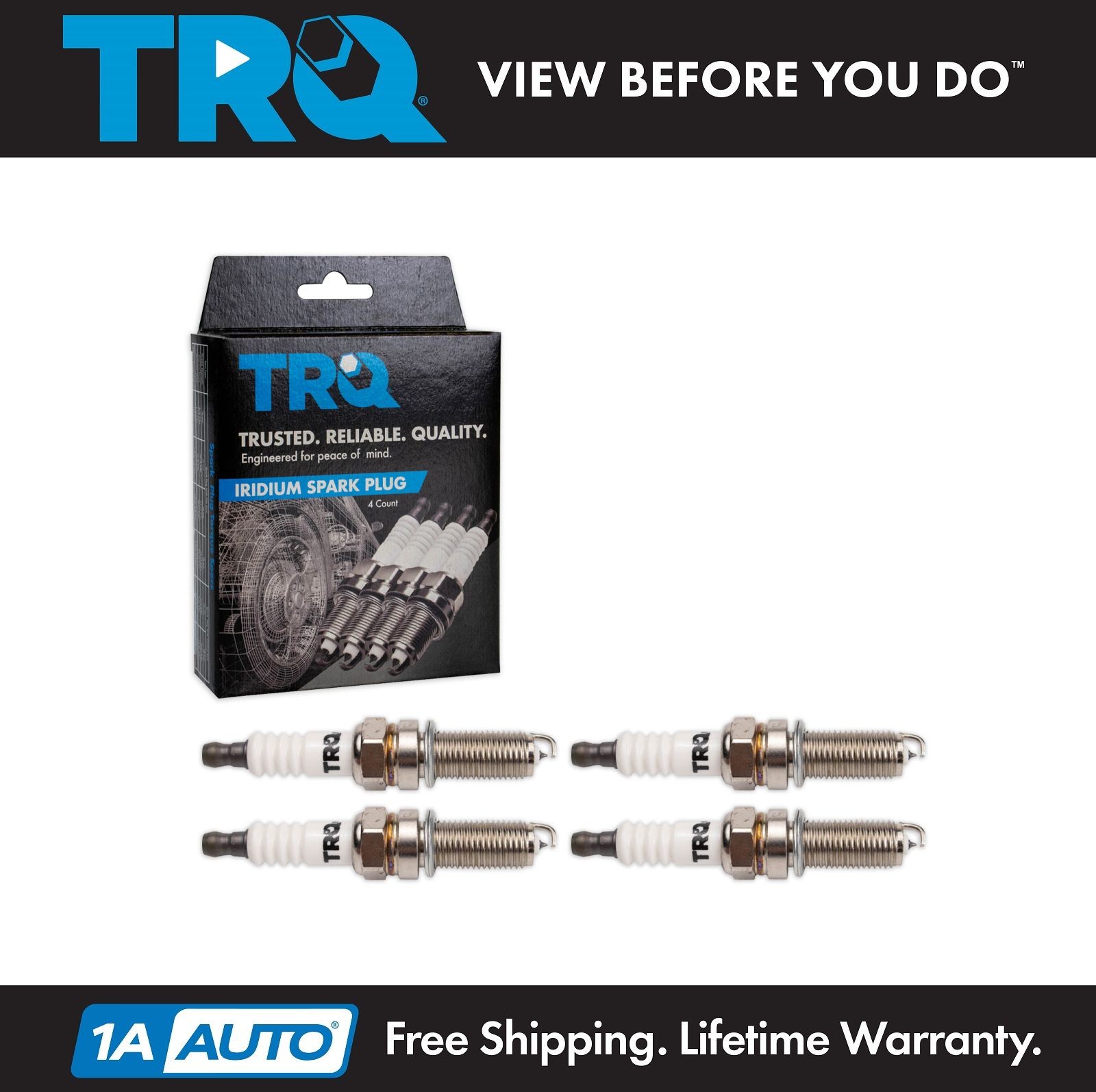TRQ Spark Plug Set Fits Acura Honda Hyundai Kia Mercedes-Benz Mitsubishi