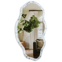 GanzköRperspiegel FüR Ankleidezimmer Und Schlafzimmer Botanische Blumen 52X97 Cm