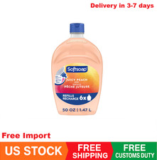 Softsoap Juicy Peach Liquid Hand Soap, Kitchen and 50 Fl Oz (Pack of 1), Pink 0.10 per fl oz