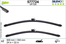 VALEO Wischblatt Scheibenwischer SILENCIO FLAT BLADE SET 577724 für MERCEDES CLS VALEO Wischblatt Scheibenwischer SILENCIO FLAT BLADE SET 577724 für MERCEDES CLS