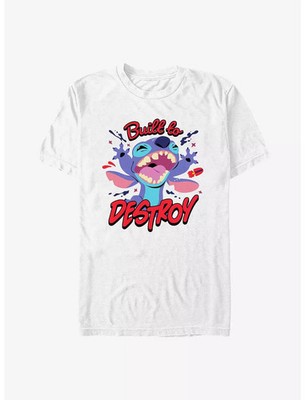 Disney Lilo & Stitch Built To Destroy T Shirt Size S - 5XL Gift For Friends