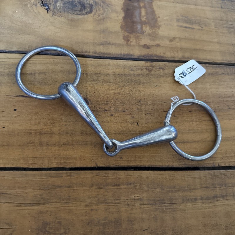 Korsteel Loose Ring Snaffle 5.5” English Bit Used Horse Tack EUC