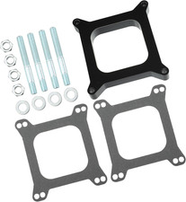 1 Set Carb Spacers For Chevy For Ford 350 Sbc Bbc Bb 4bbl 1 Tall Open Phenolic