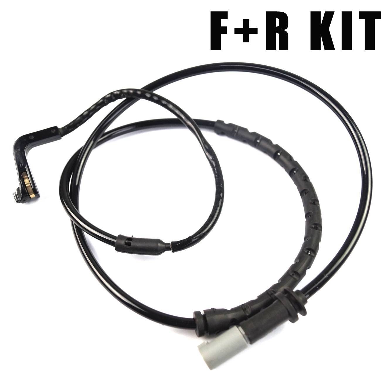 PUEEK New Front + Rear Brake Pad Wear Sensor Kit for BMW E70 E71 X5 2007 - 2010