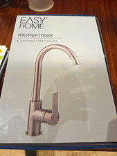 EASY HOME High Arc Stainless Steel Kitchen Mixer Tap Single Lever Deck Mounted