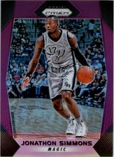 2017-18 Panini Prizm Prizms Purple #79 Jonathon Simmons /75 - BSK