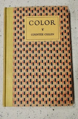 COLOR by Countee Cullen 1926 C-A Copyright 1925 Very nice!